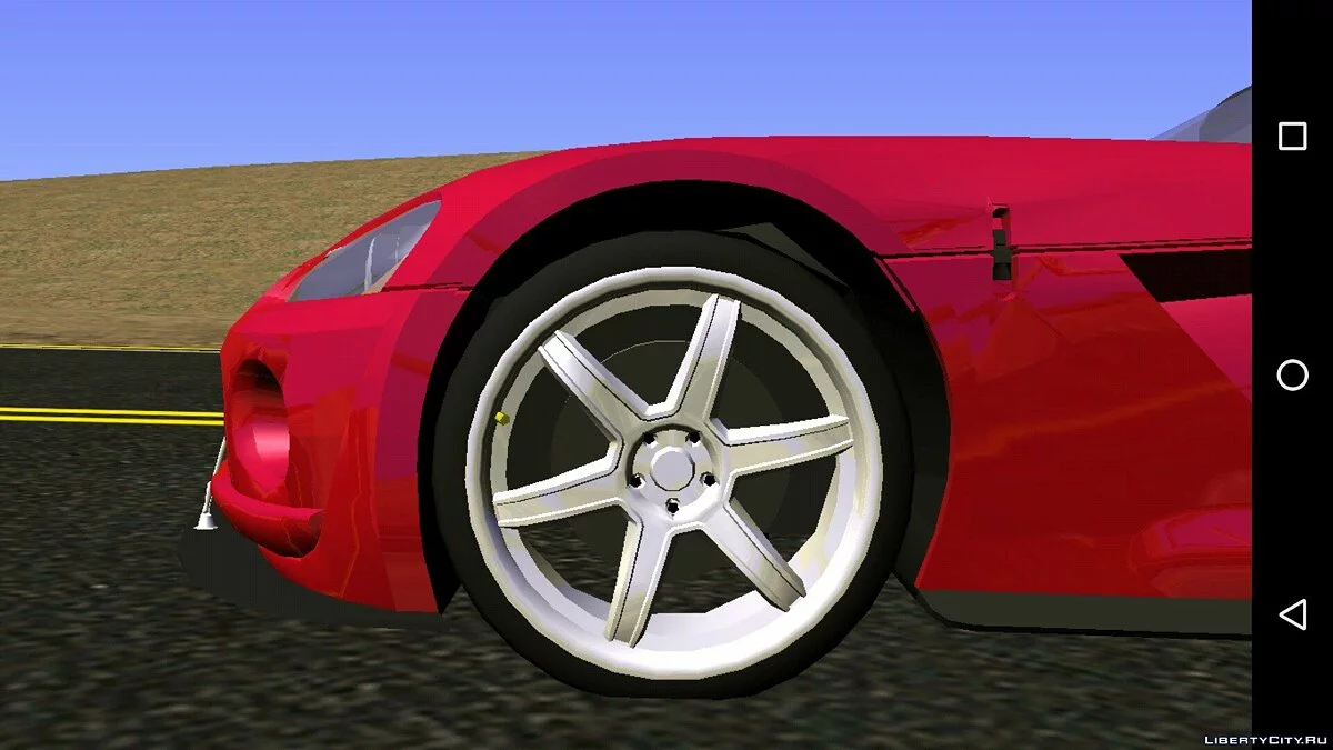 Dodge Viper GTS R Concept v2.0 (только DFF) / GTA San Andreas (iOS, Android)