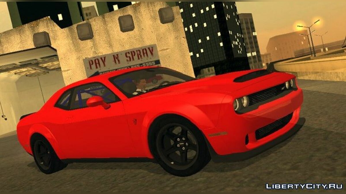 Скачать Dodge Challenger SRT Demon для GTA San Andreas (iOS, Android)