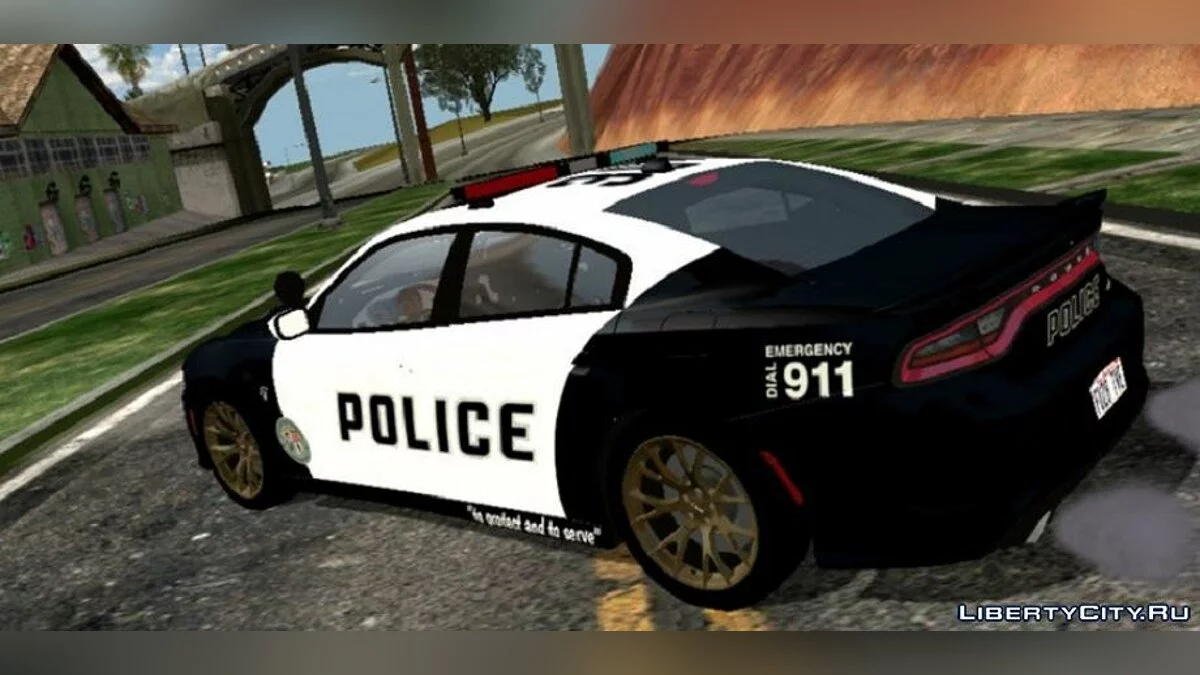 Dodge Charger SRT Hellcat 2015 - Полиция / GTA San Andreas (iOS, Android)