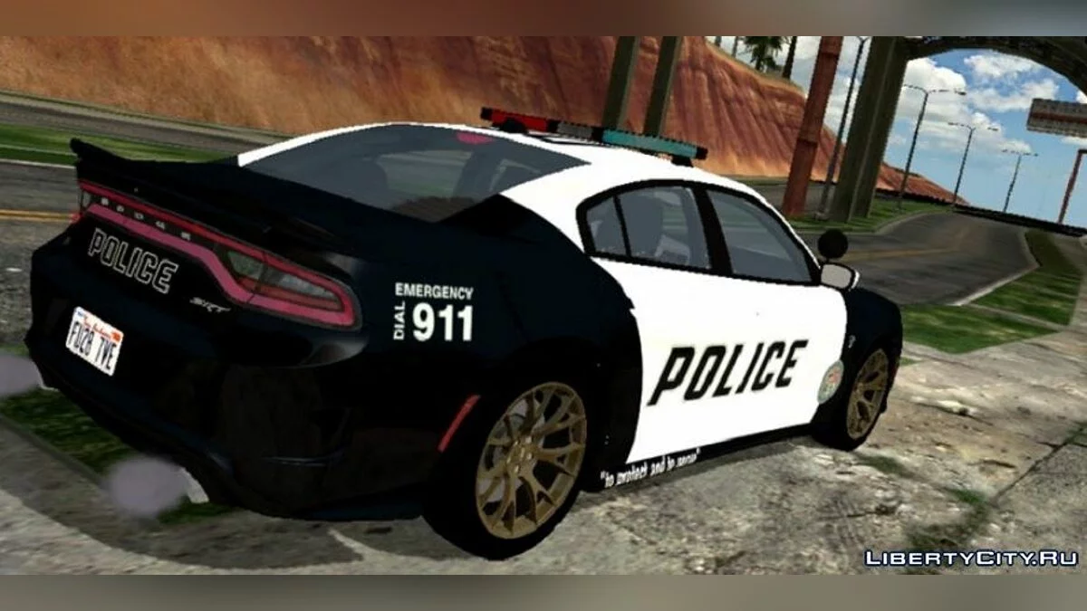 Dodge Charger SRT Hellcat 2015 - Полиция / GTA San Andreas (iOS, Android)