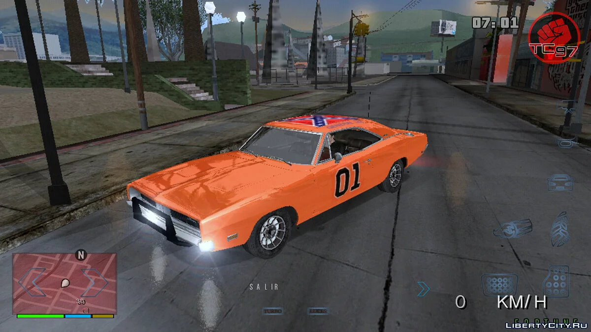 Dodge Charger 1969 / GTA San Andreas (iOS, Android)