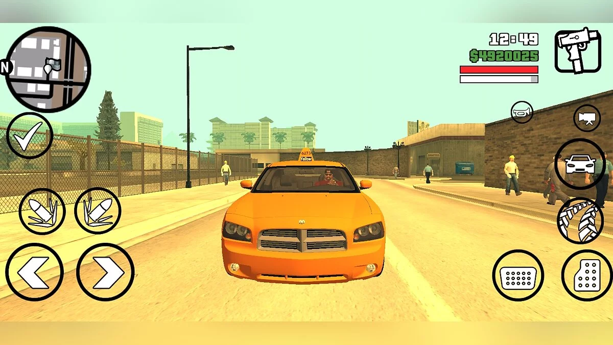 Dodge Charger Такси / GTA San Andreas (iOS, Android)