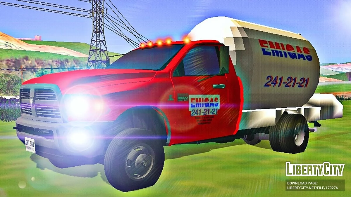 Dodge RAM - джип заправочной станции Emigas / GTA San Andreas (iOS, Android)