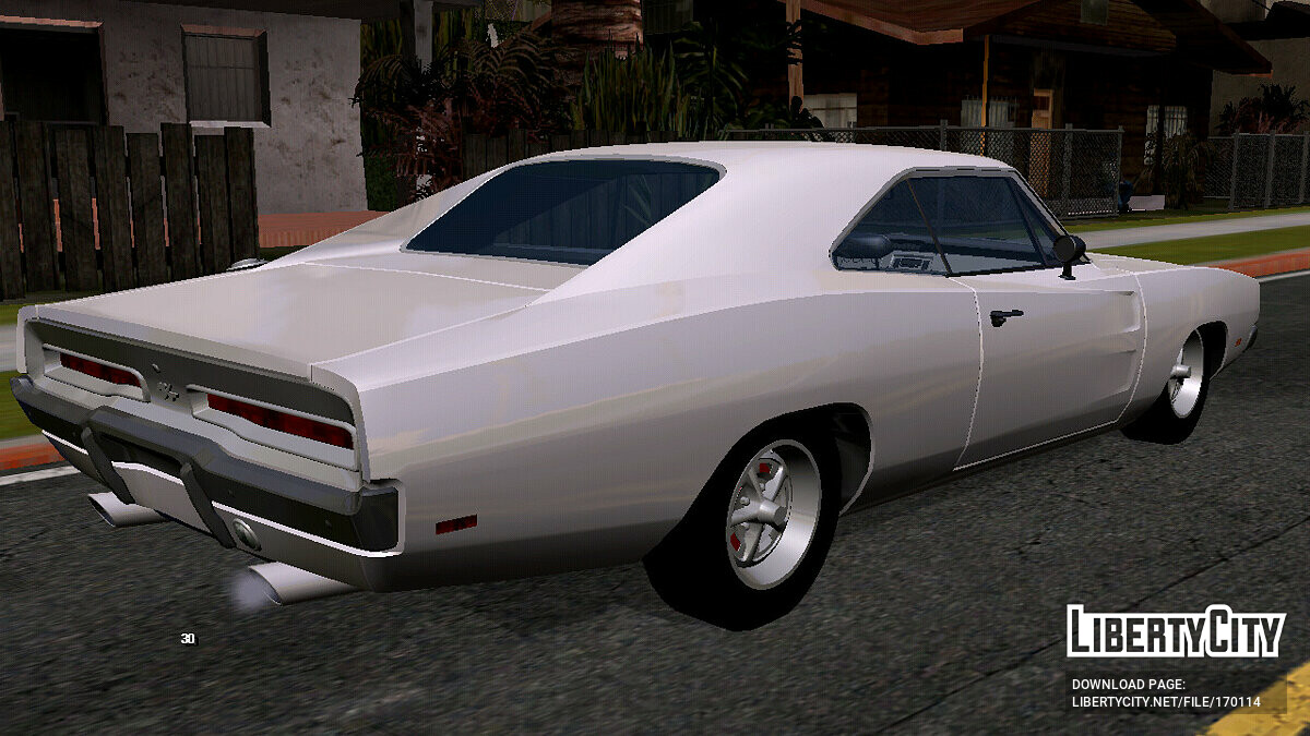 Скачать Dodge Charger RT 1969 (только DFF) для GTA San Andreas (iOS,  Android)