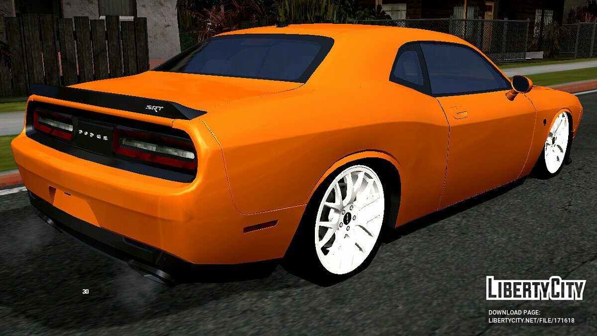 Скачать Dodge Challenger SRT (только DFF) для GTA San Andreas (iOS, Android)