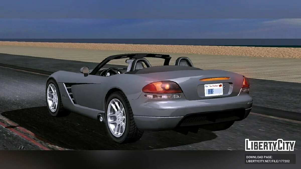 Dodge Viper SRT-10 Roadster 2003 / GTA San Andreas (iOS, Android)