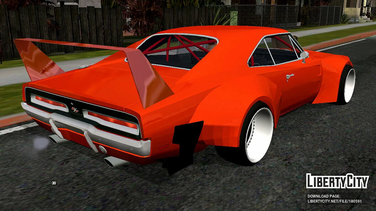 Dodge Charger RT 1969 Dark Custom / GTA San Andreas (iOS, Android)