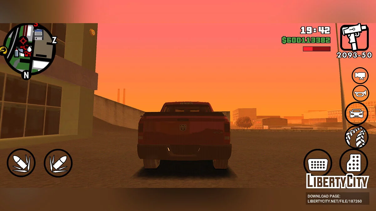 Dodge Ram SLT 2012 / GTA San Andreas (iOS, Android)