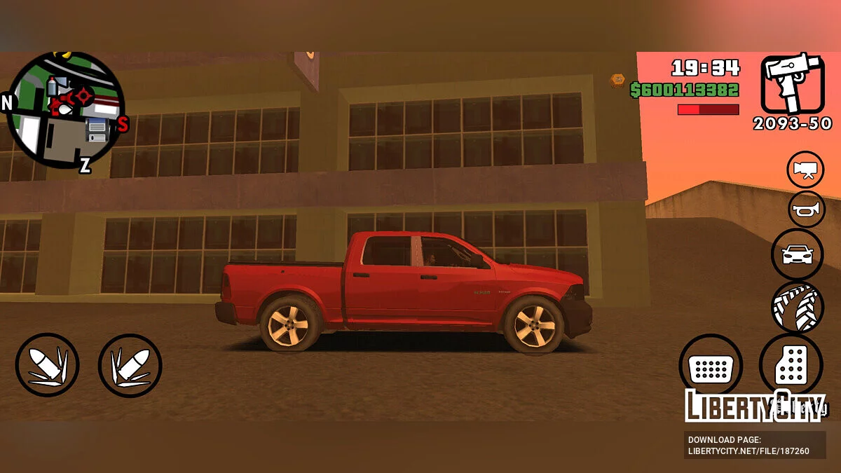 Dodge Ram SLT 2012 / GTA San Andreas (iOS, Android)