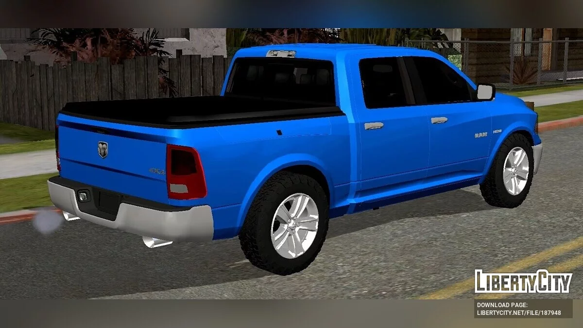 Dodge Ram SLT Quad Cab 2017 / GTA San Andreas (iOS, Android)