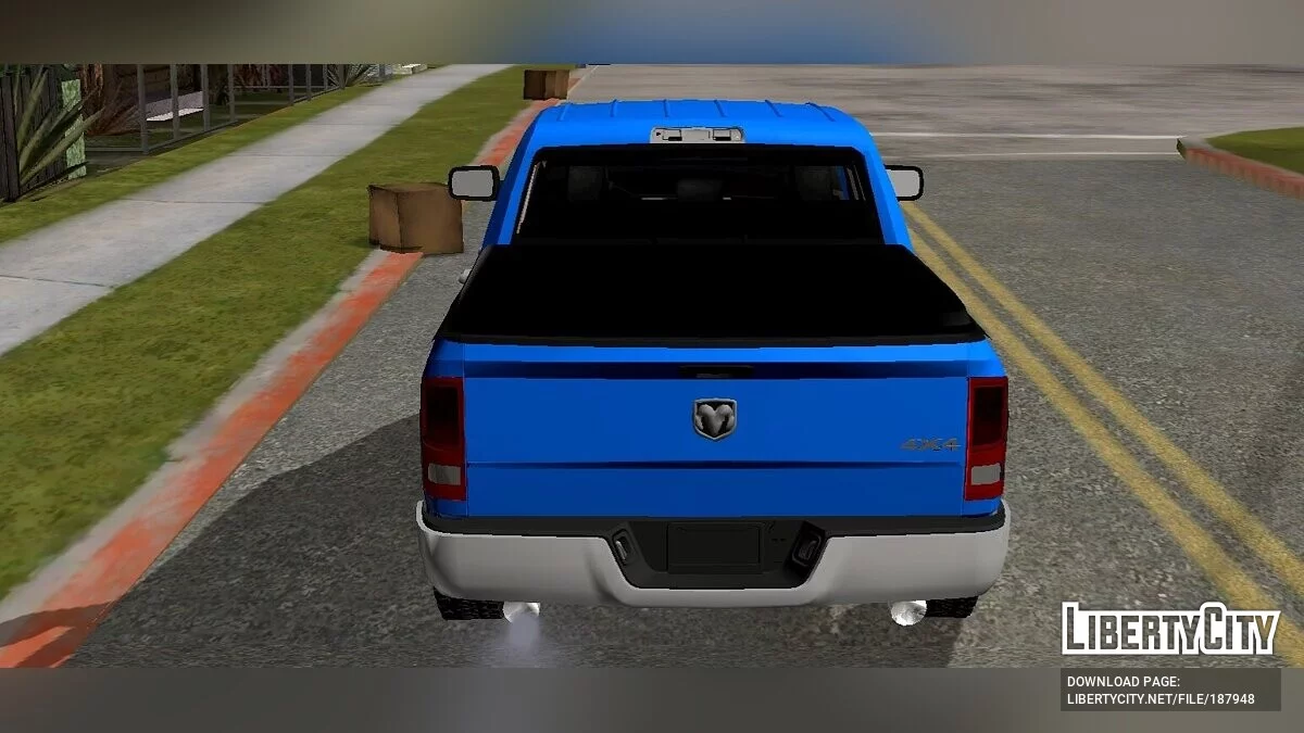 Dodge Ram SLT Quad Cab 2017 / GTA San Andreas (iOS, Android)