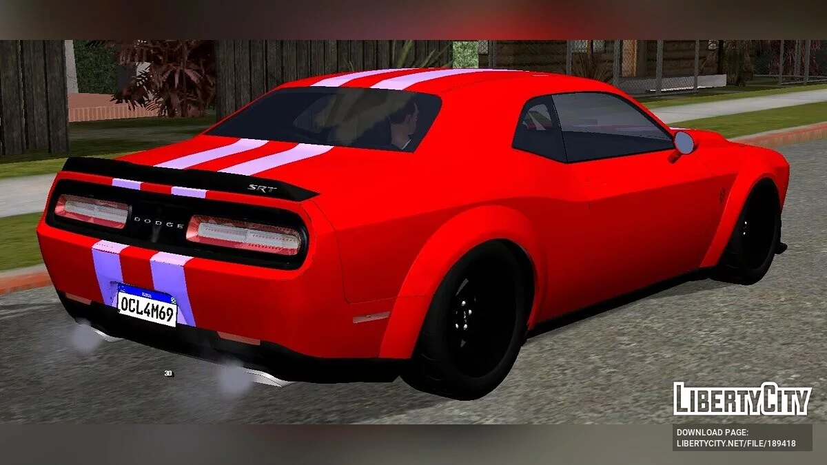 Dodge Challenger SRT (только DFF) / GTA San Andreas (iOS, Android)