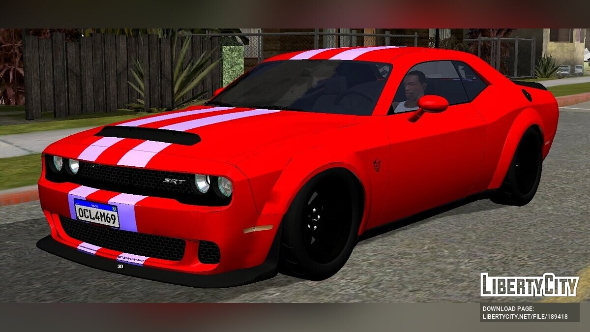 Dodge challenger srt для гта 5 фото 105