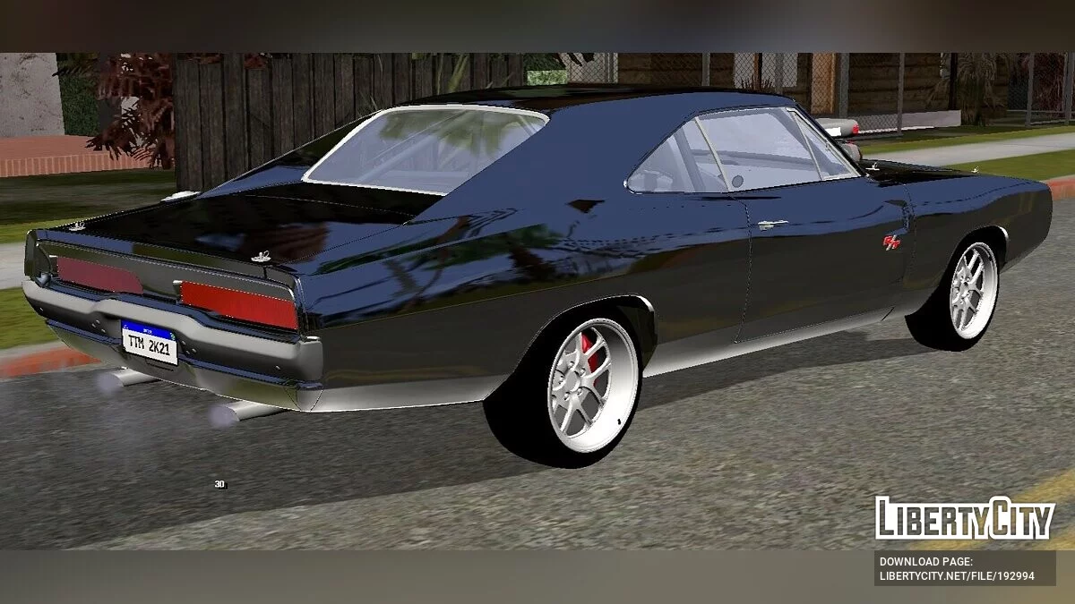 Ghost Rider Dodge Charger (только DFF) / GTA San Andreas (iOS, Android)