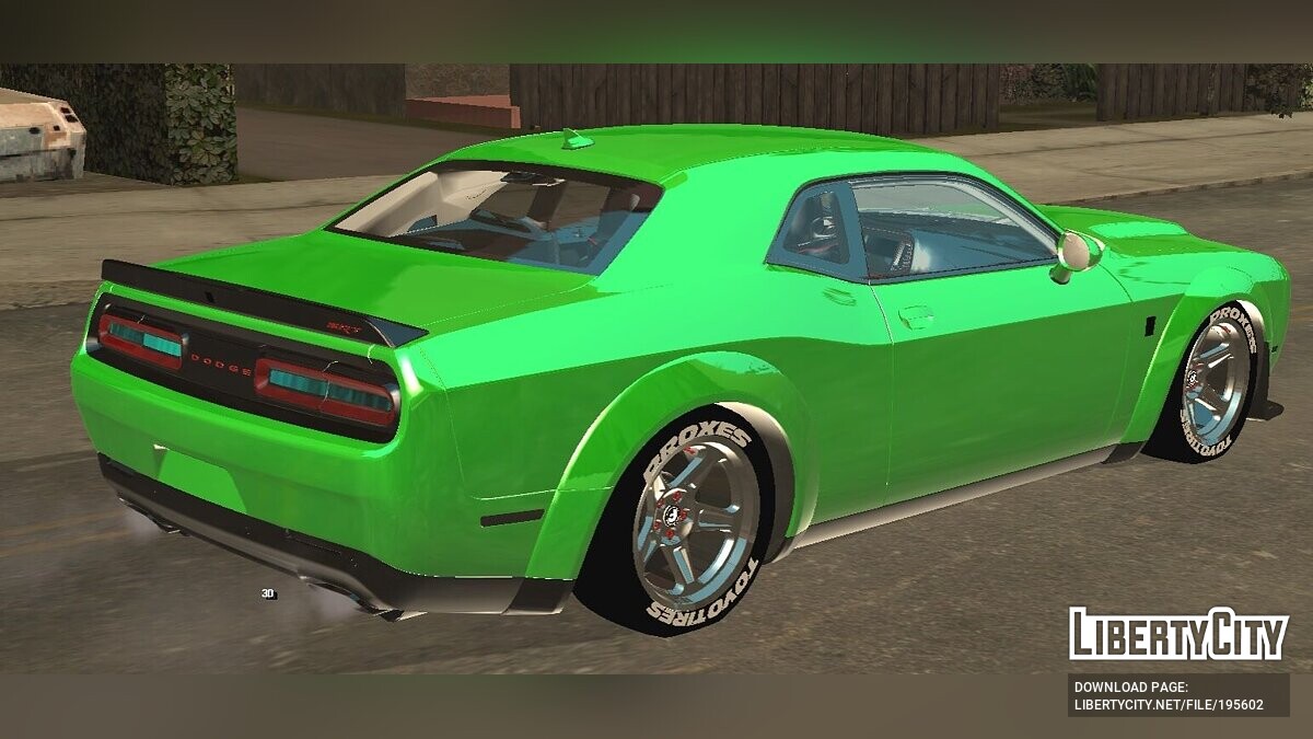 Скачать Dodge Challenger (только DFF) для GTA San Andreas (iOS, Android)