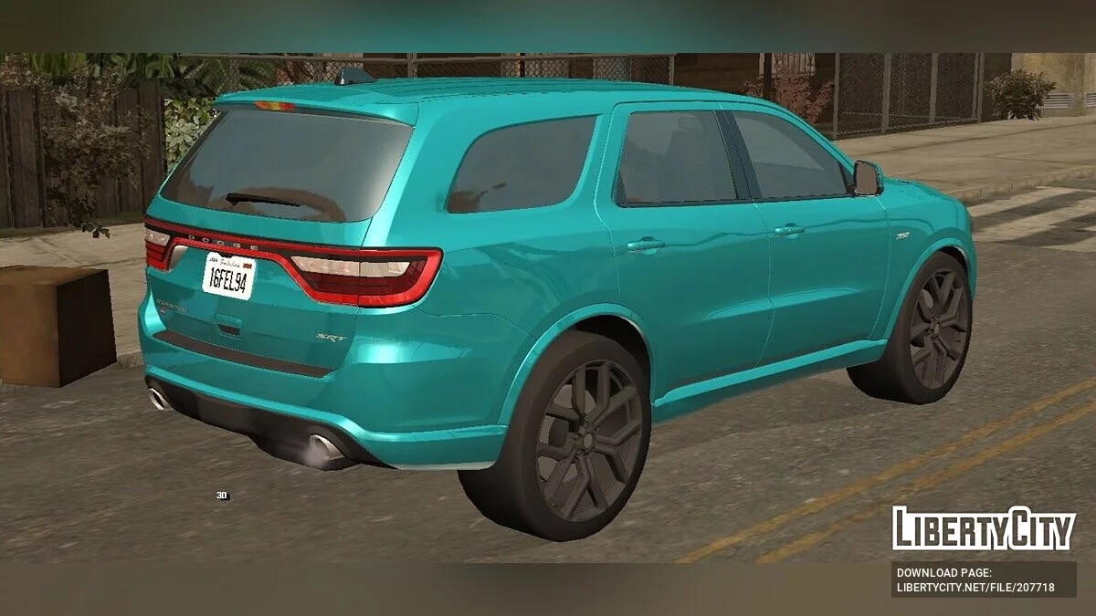Dodge Durango SRT '18 (только DFF) / GTA San Andreas (iOS, Android)