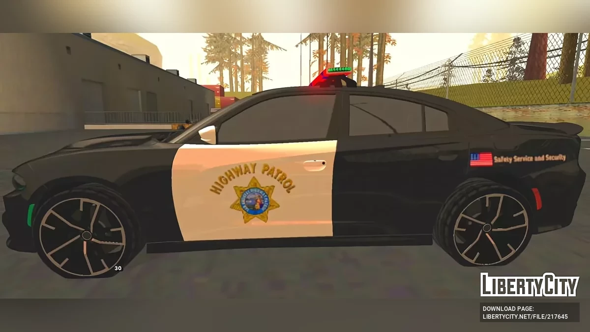 Dodge Charger SRT Hellcat California Highway Patrol / GTA San Andreas (iOS, Android)