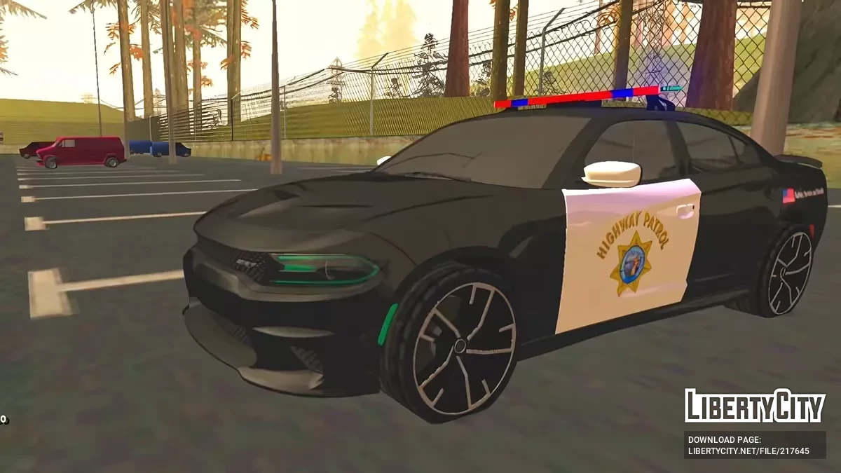 Dodge Charger SRT Hellcat California Highway Patrol / GTA San Andreas (iOS, Android)