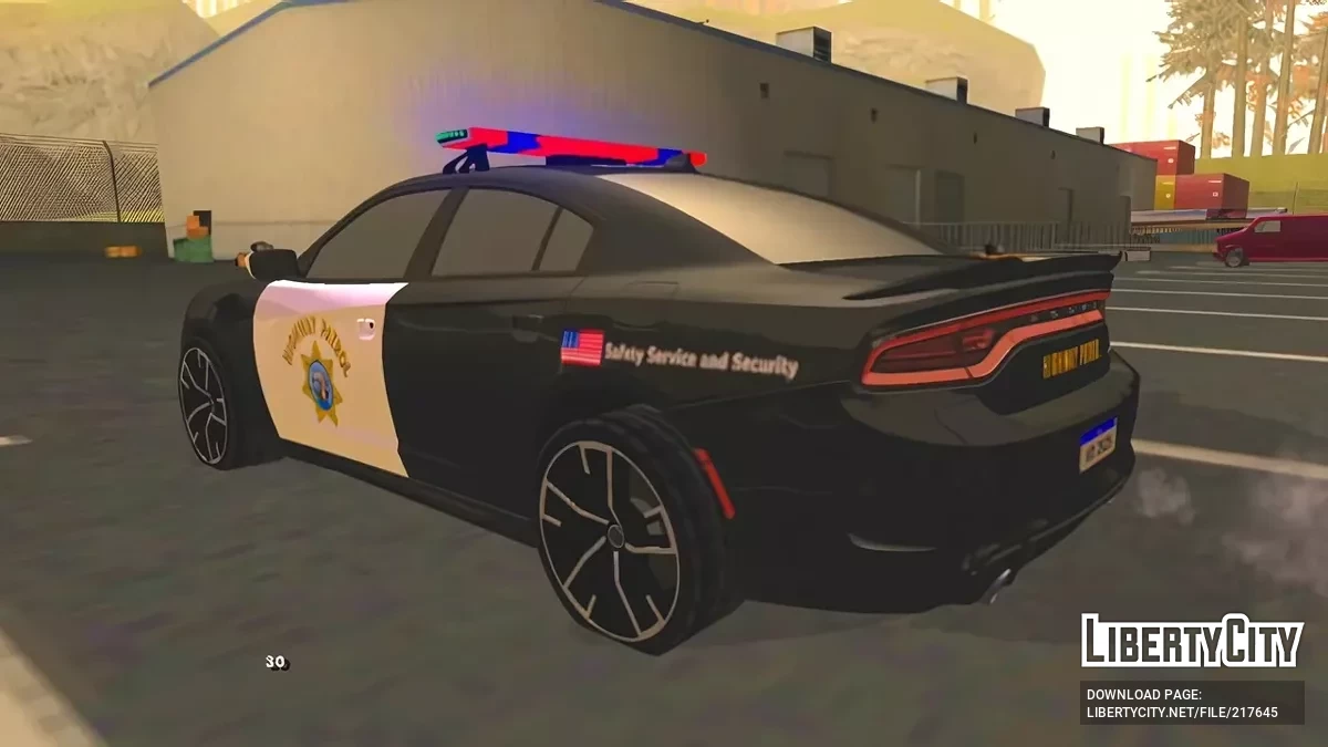 Dodge Charger SRT Hellcat California Highway Patrol / GTA San Andreas (iOS, Android)