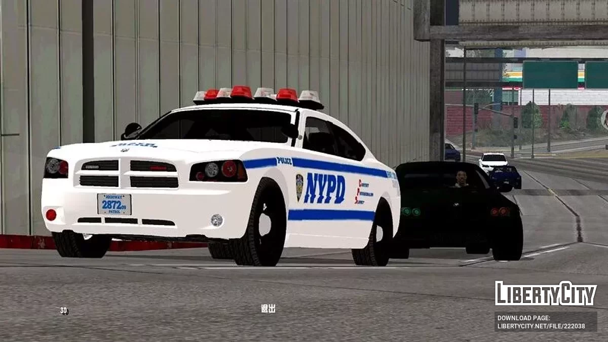 2007 Dodge Charger NYPD Highway Patrol / GTA San Andreas (iOS, Android)