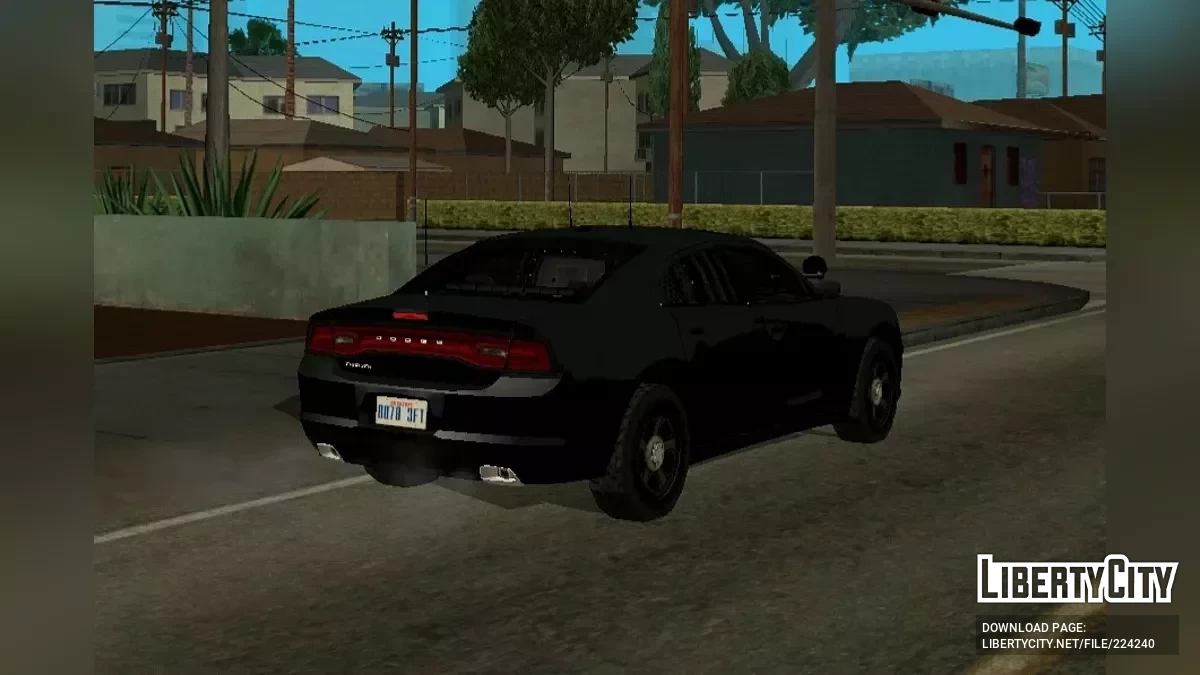 Dodge Charger без опознавательных знаков / GTA San Andreas (iOS, Android)