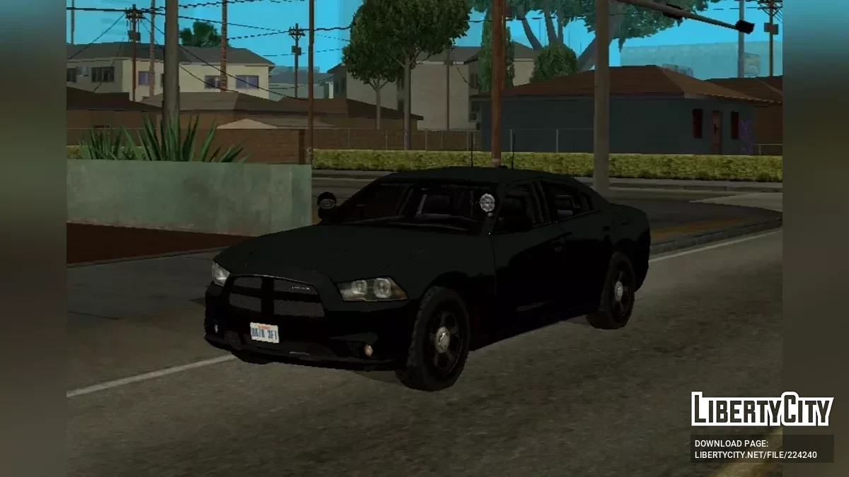 Dodge Charger без опознавательных знаков / GTA San Andreas (iOS, Android)