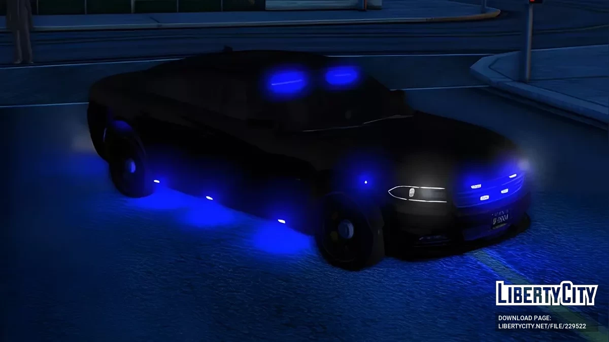 Florida Highway Unmarked Dodge Charger / GTA San Andreas (iOS, Android)