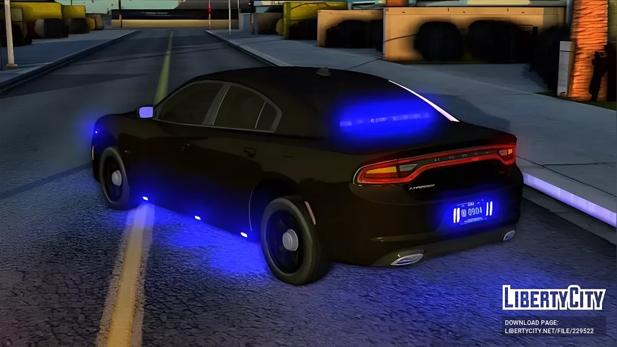 Florida Highway Unmarked Dodge Charger / GTA San Andreas (iOS, Android)
