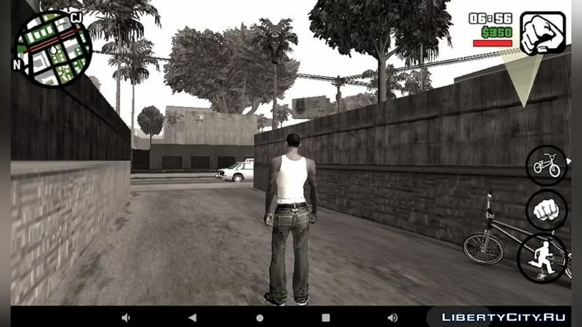 Черно-белая игра / GTA San Andreas (iOS, Android)
