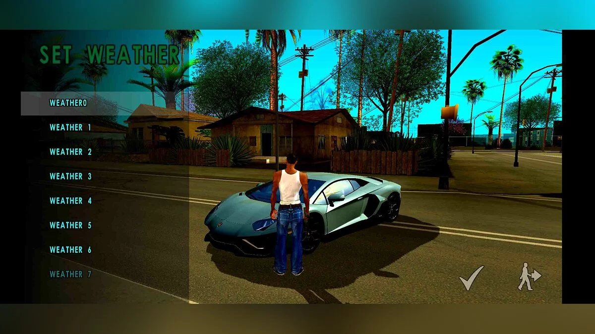 Яркие и реалистичные цвета / GTA San Andreas (iOS, Android)