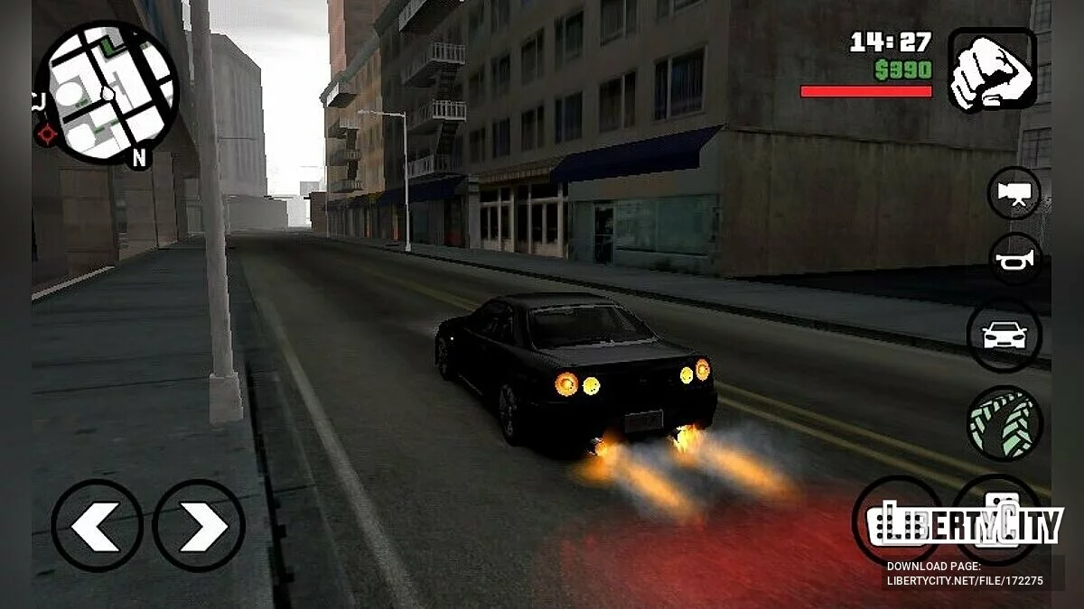 Серая графика / GTA San Andreas (iOS, Android)