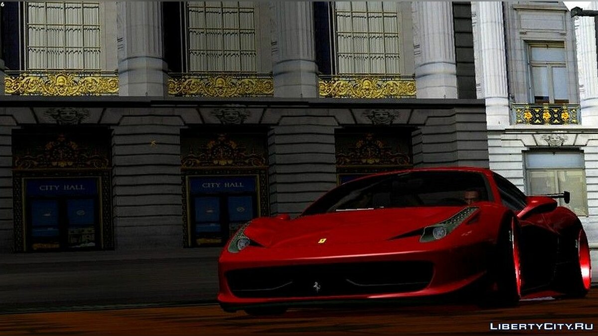 Ferrari 458 Italia для GTA San Andreas (iOS, Android) - Картинка #2