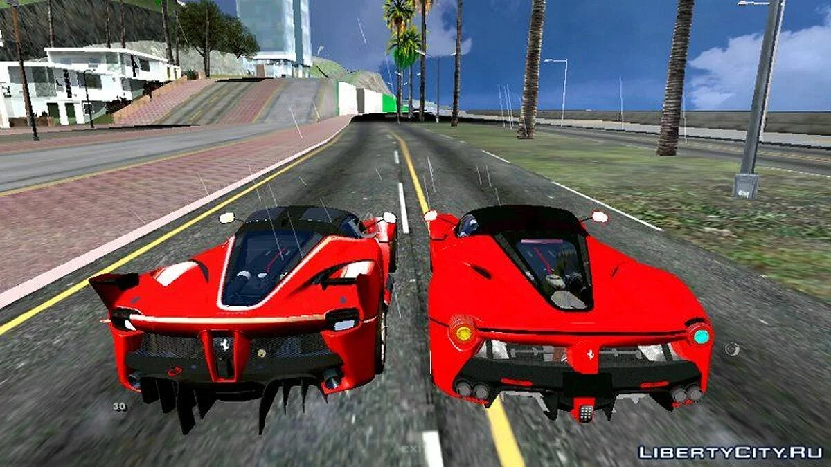 Ferrari Fxxk и Laferrari / GTA San Andreas (iOS, Android)
