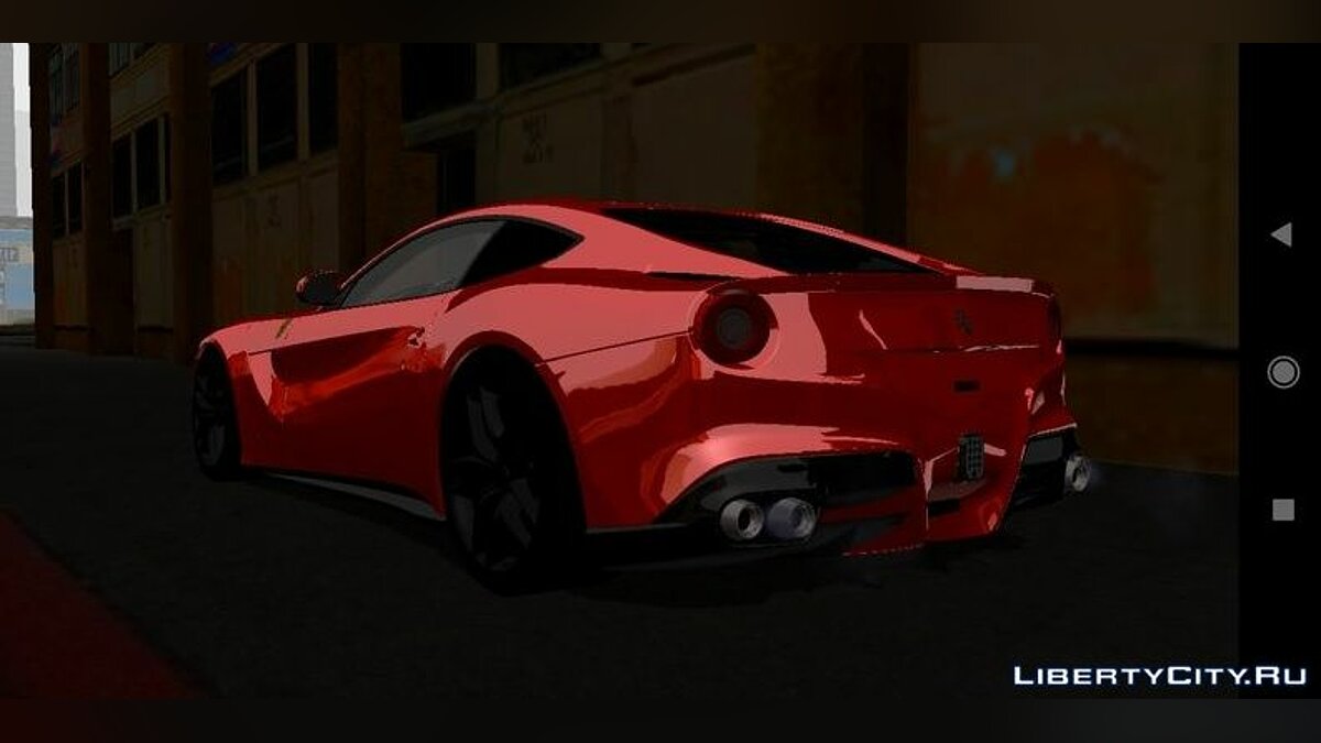 Ferrari F12 Berlinetta для GTA San Andreas (iOS, Android) - Картинка #3