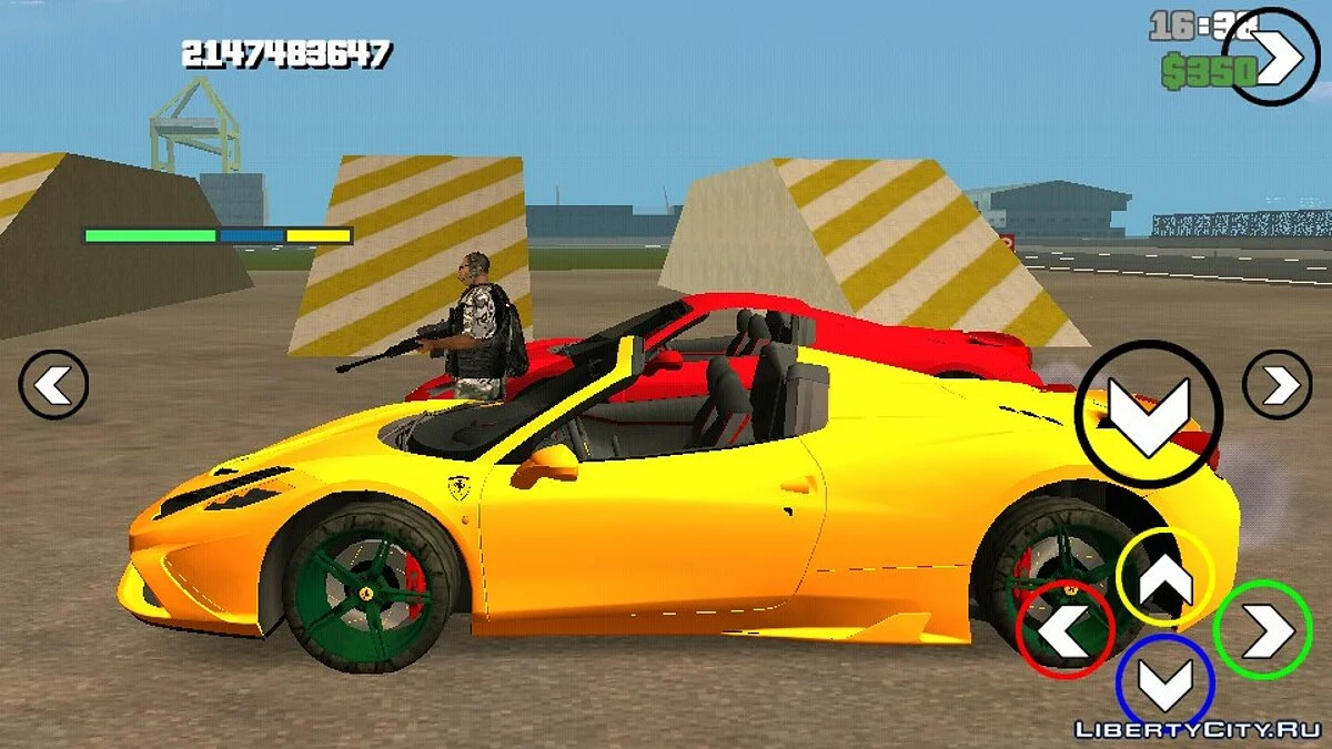 Ferrari 458 (только DFF) / GTA San Andreas (iOS, Android)