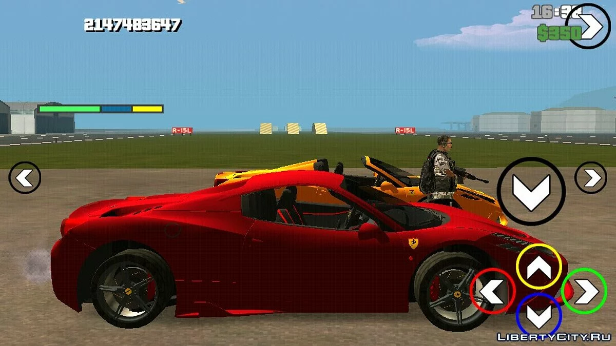 Ferrari 458 (только DFF) / GTA San Andreas (iOS, Android)