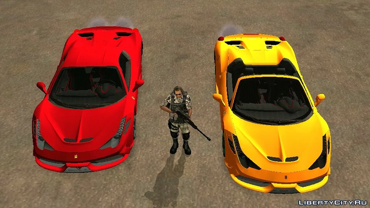 Ferrari 458 (только DFF) / GTA San Andreas (iOS, Android)