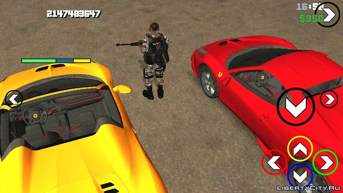 Ferrari 458 (только DFF) / GTA San Andreas (iOS, Android)