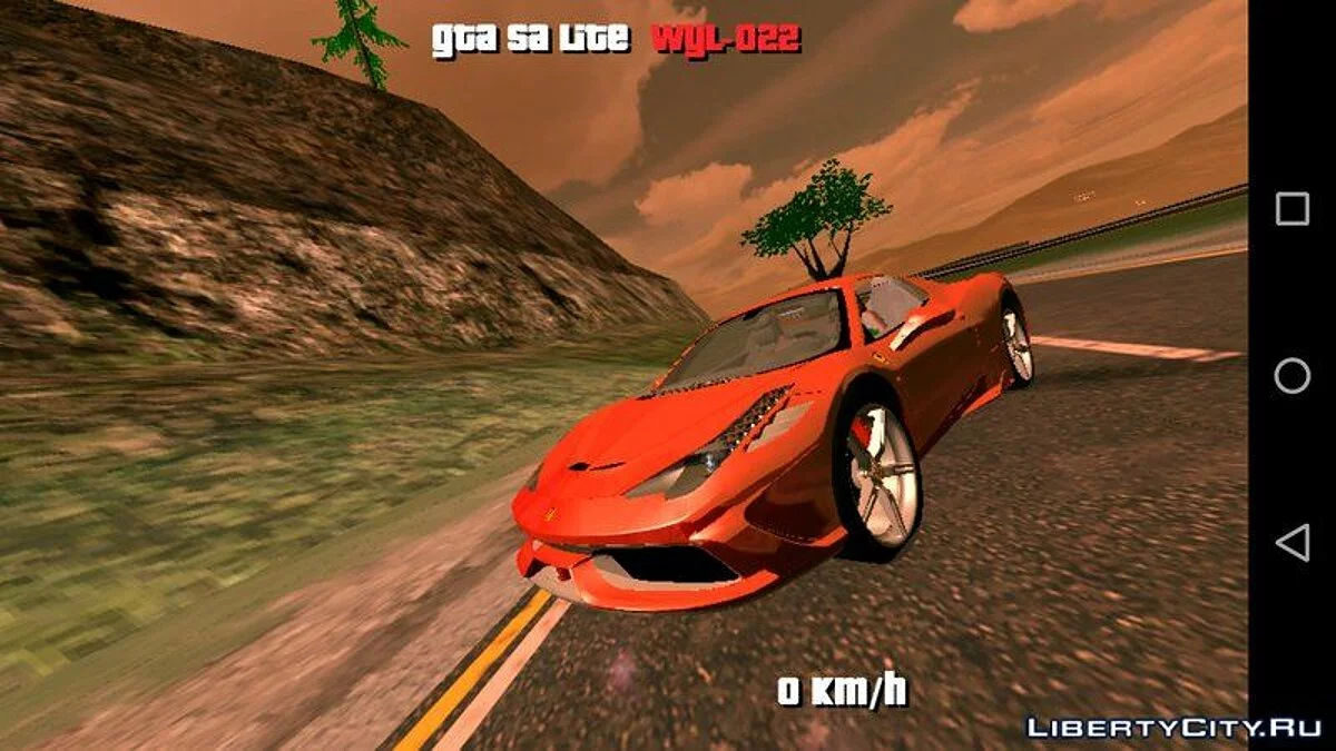 Ferrari 458 Especiale (только DFF) / GTA San Andreas (iOS, Android)