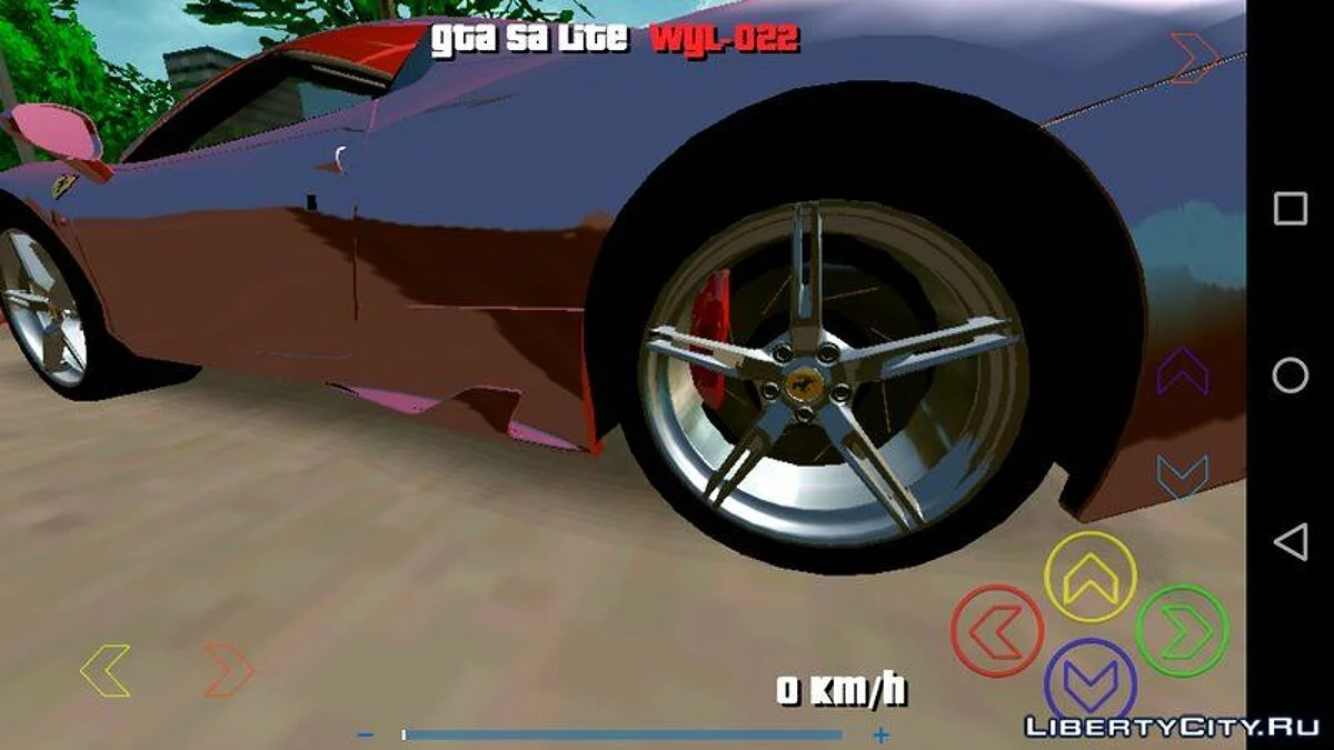 Ferrari 458 Especiale (только DFF) / GTA San Andreas (iOS, Android)