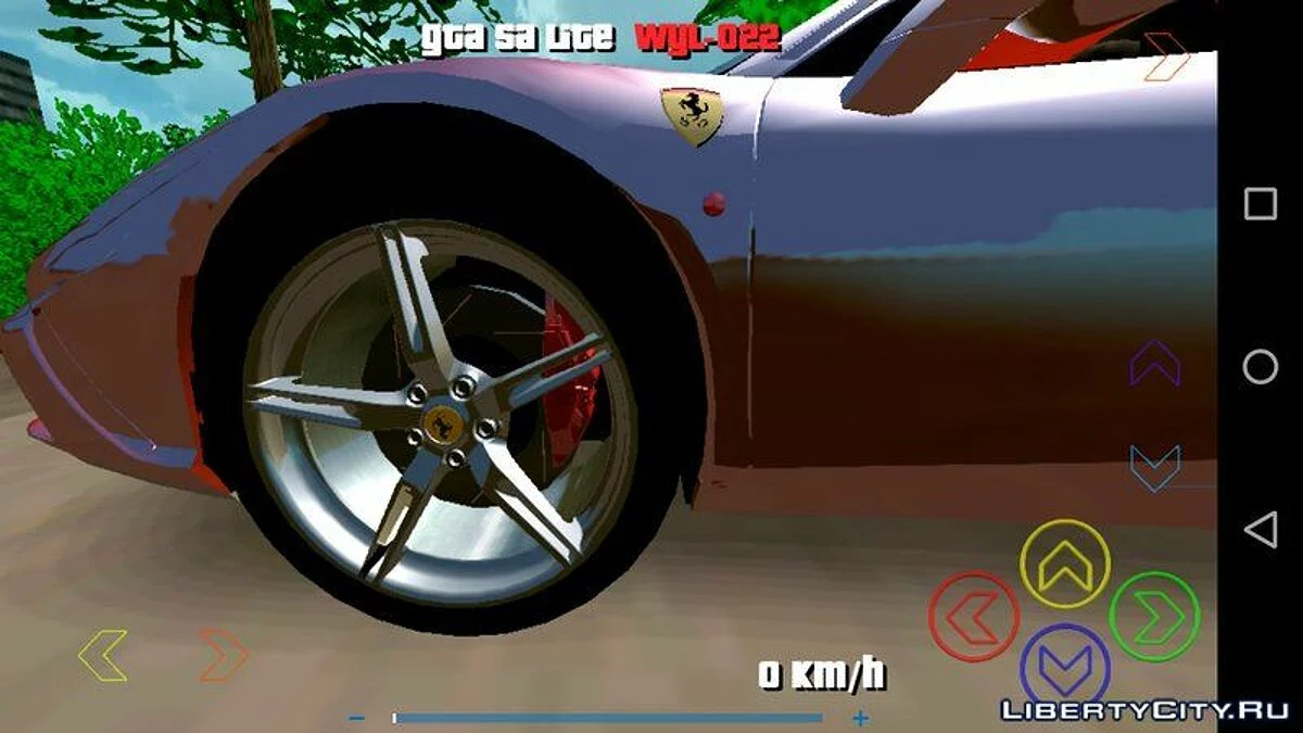 Ferrari 458 Especiale (только DFF) / GTA San Andreas (iOS, Android)