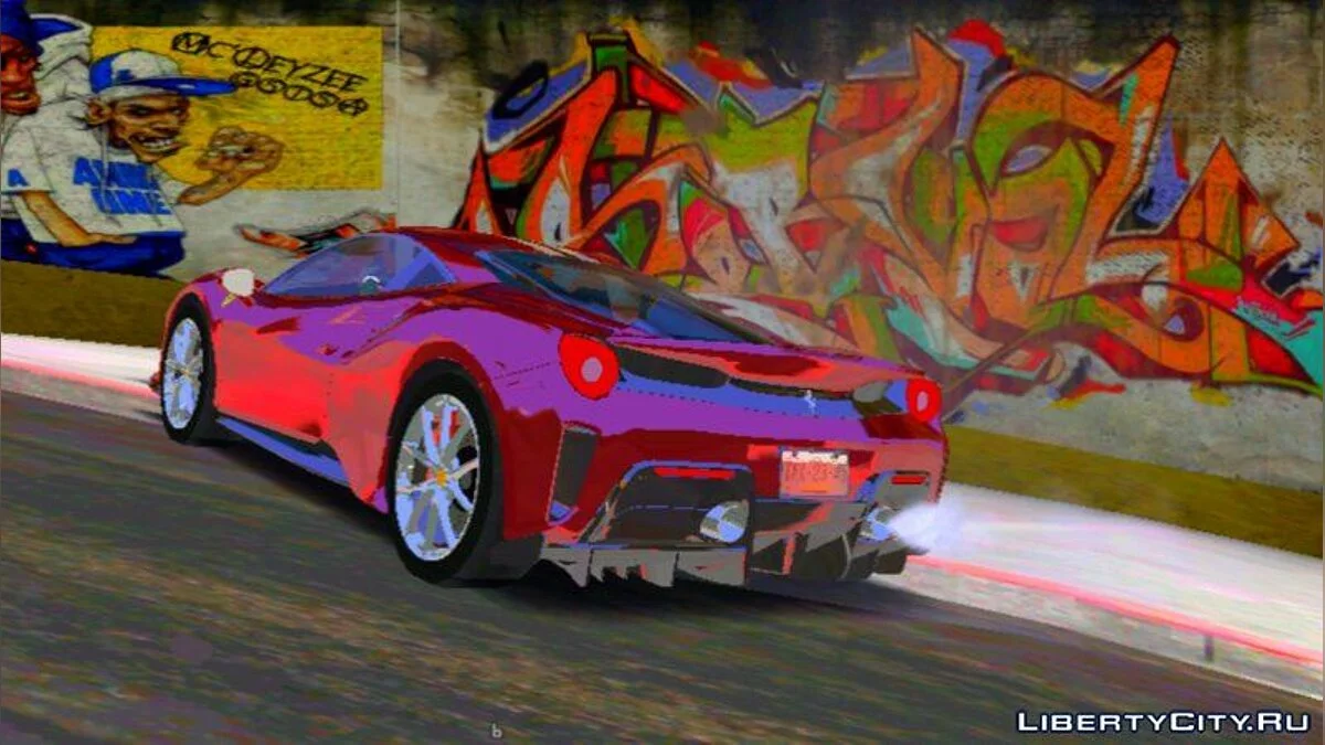Ferrari 488 Pista (только DFF) / GTA San Andreas (iOS, Android)