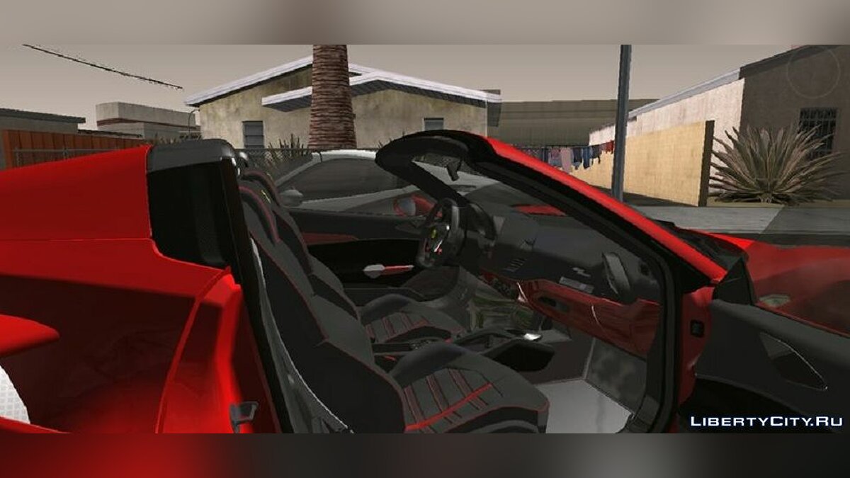 Ferrari 488 Spider для GTA San Andreas (iOS, Android) - Картинка #3