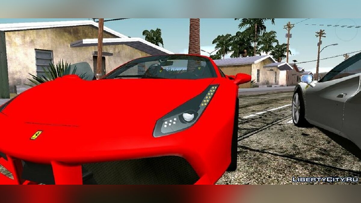 Ferrari 488 Spider для GTA San Andreas (iOS, Android) - Картинка #5