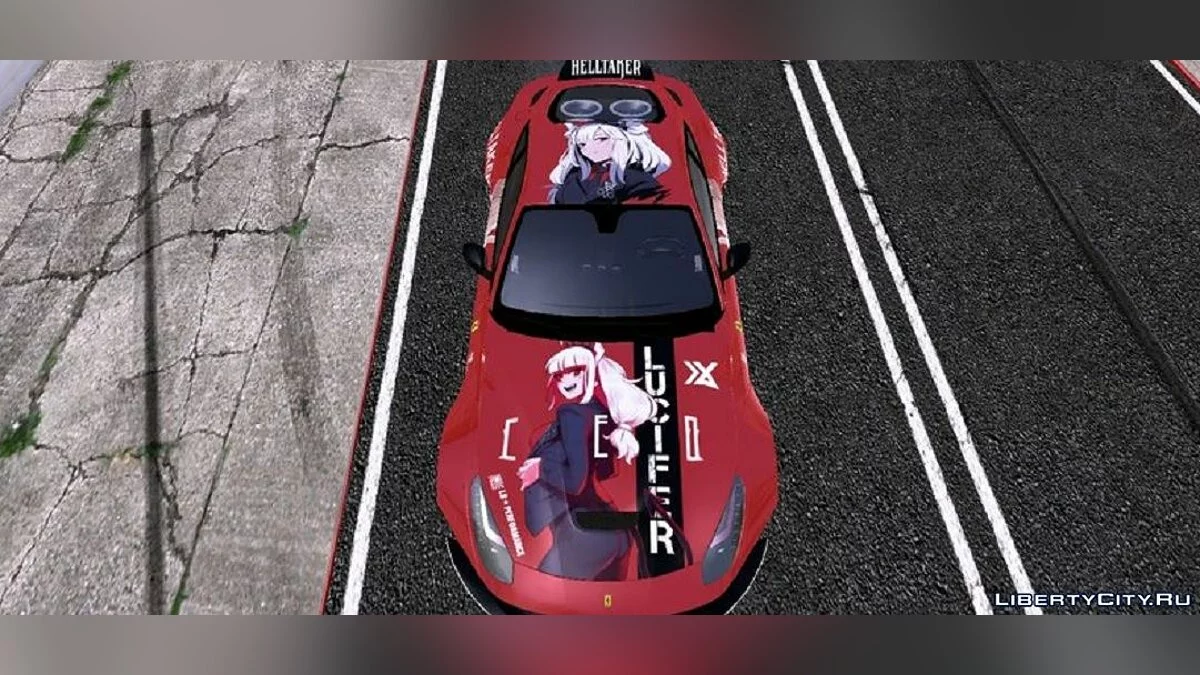 Ferrari F12 Berlinetta Liberty Walk [Return Team] / GTA San Andreas (iOS, Android)