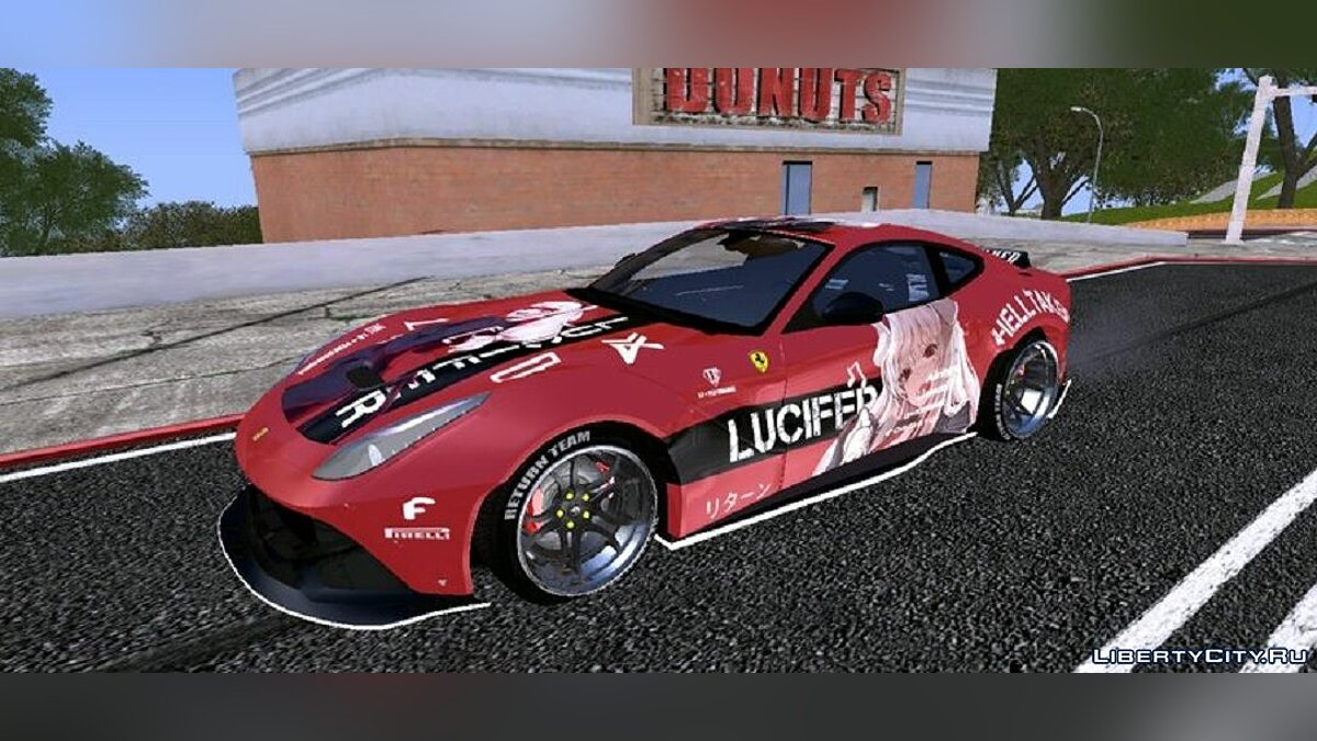 Скачать Ferrari F12 Berlinetta Liberty Walk [Return Team] для GTA San  Andreas (iOS, Android)