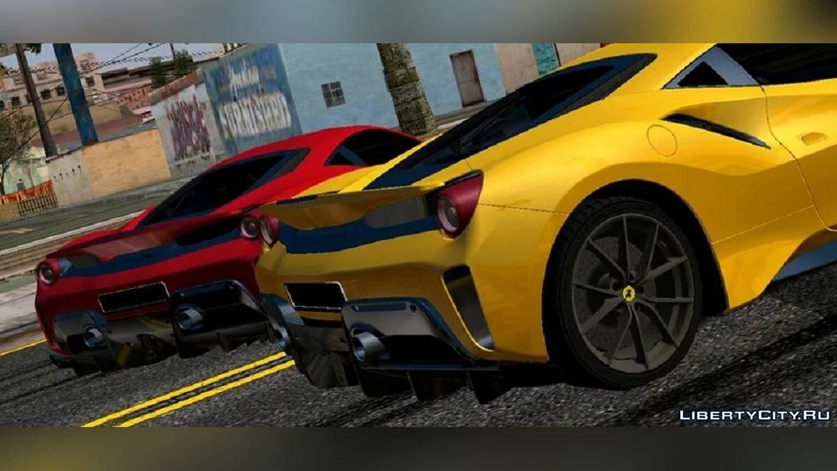 Ferrari 488 Pista / GTA San Andreas (iOS, Android)