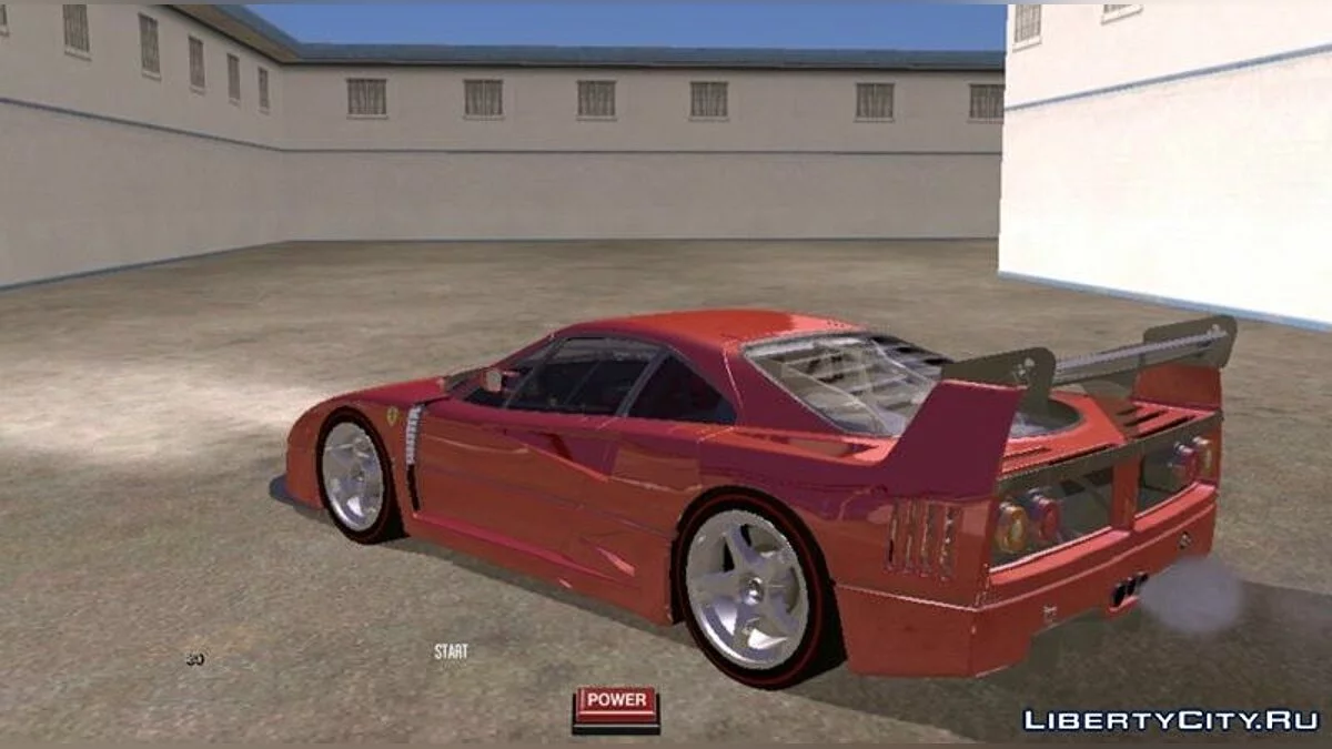 Ferrari F40 LM 1989 / GTA San Andreas (iOS, Android)
