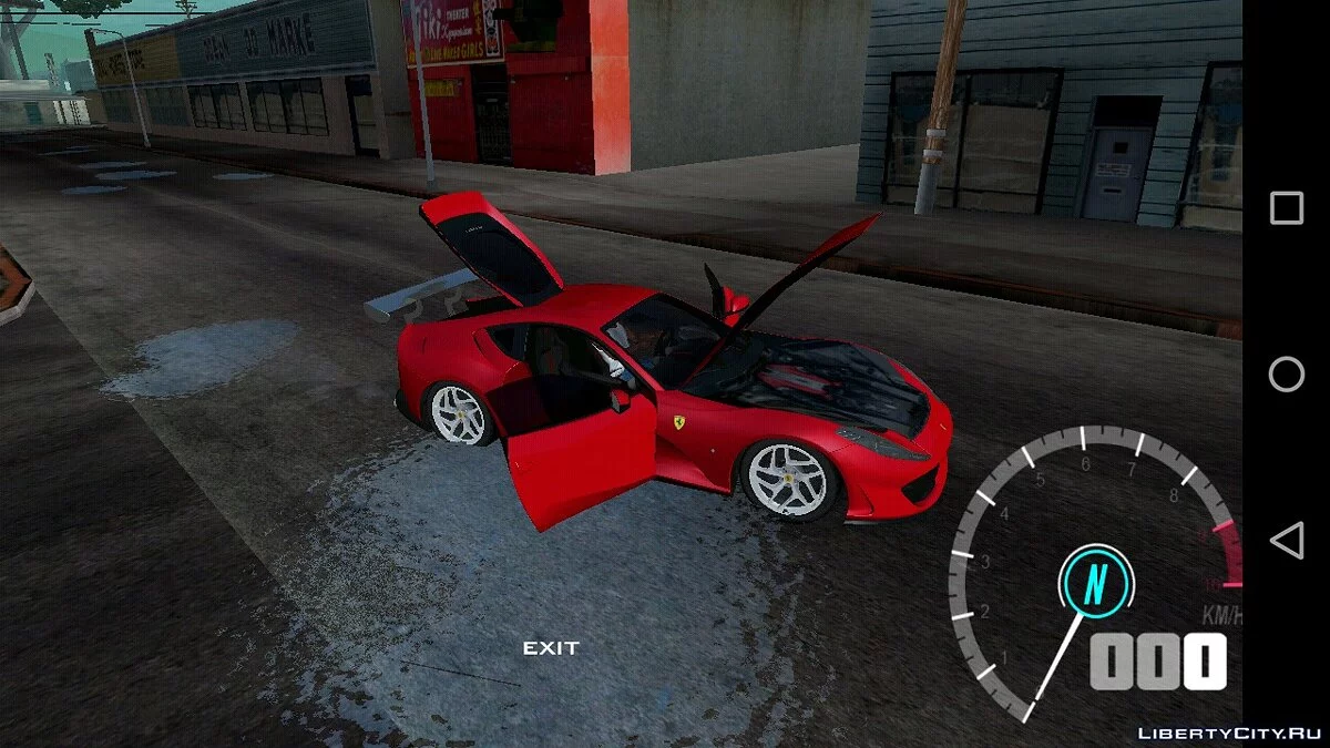 Ferrari 812 SuperFast / GTA San Andreas (iOS, Android)