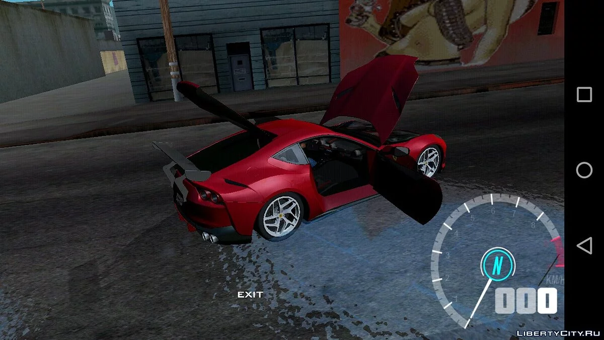 Ferrari 812 SuperFast / GTA San Andreas (iOS, Android)